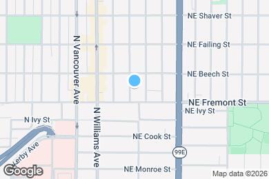 Map image of the property - 3536 NE Rodney Ave