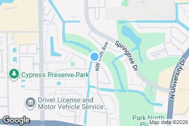 Map image of the property - 3851 NW 84th Ave