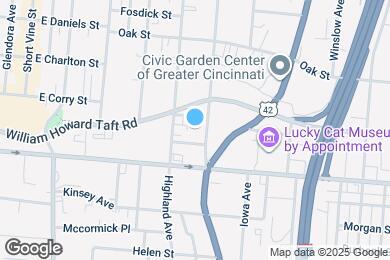 Map image of the property - 2527 Burnet Ave