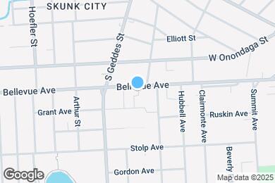 Map image of the property - 1127 Bellevue Ave