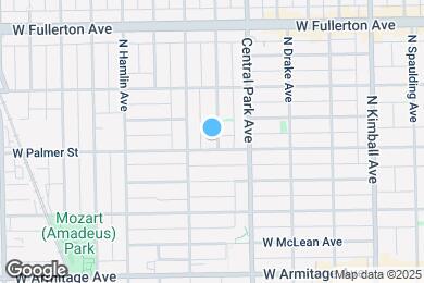 Map image of the property - 3636 W Palmer St