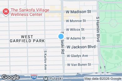 Map image of the property - 4003 W Adams St