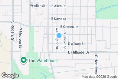 Map image of the property - 1315 S Washington St