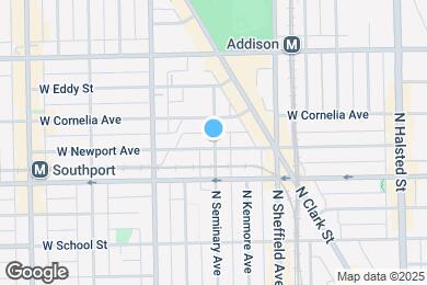 Map image of the property - 3438 N Seminary Ave