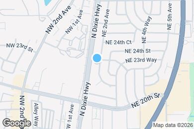 Map image of the property - 2269 NE 2nd Ave