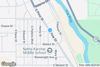 Map image of the property - 301 E. Highland Ave.