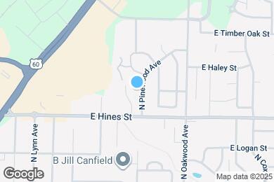 Map image of the property - 701 N Pinewood Ave
