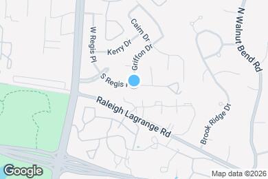 Map image of the property - 8117 S Regis Pl