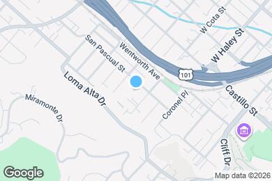 Map image of the property - 615 San Pascual St