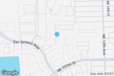 Map image of the property - 20735 NE 8th Ct