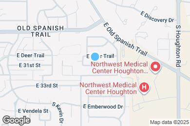 Map image of the property - 9949 E Rocky Wash Dr