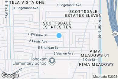 Map image of the property - 8516 E Lewis Ave