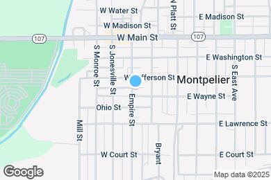 Map image of the property - 316 Empire St