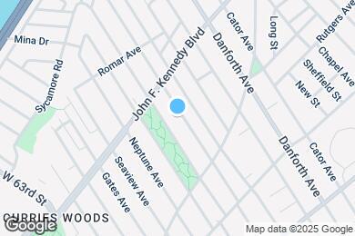 Map image of the property - 213 Pearsall Ave