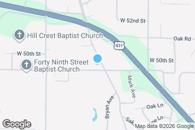 Map image of the property - 4906 Saks Rd