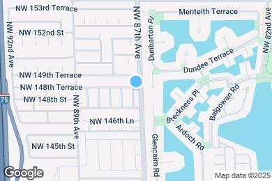 Map image of the property - 14827 NW 87th Ct