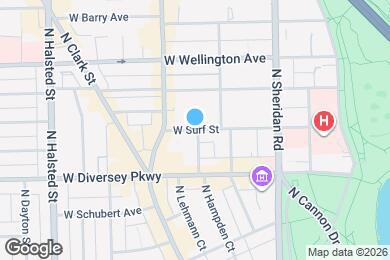Map image of the property - 447 W Surf St