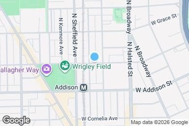 Map image of the property - 910 W Waveland Ave