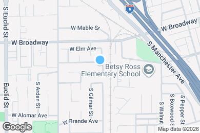 Map image of the property - 1500 W Alexis Ave