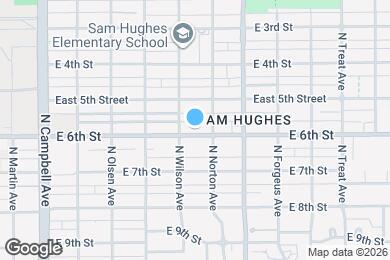 Map image of the property - 2321 E 6th St