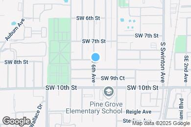 Map image of the property - 825 SW 6th Ave