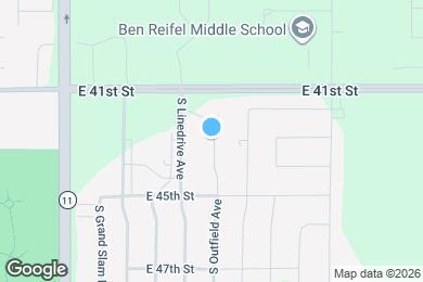 Map image of the property - 3501 S Outfield Cir