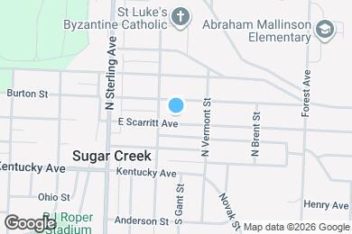 Map image of the property - 11408 E Scarritt Ave