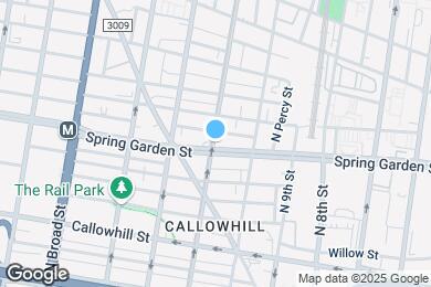 Map image of the property - 1043 Spring Garden St