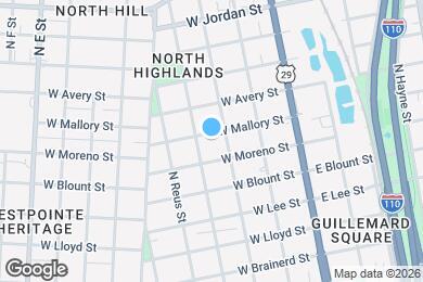 Map image of the property - 211 W Mallory St