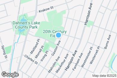 Map image of the property - 185 Gaston Ave