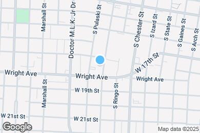 Map image of the property - 1814 1/2 South Cross Street
