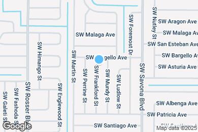 Map image of the property - 3309 SW Frankford St