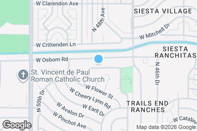 Map image of the property - 4902 W Mulberry Dr