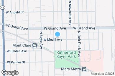 Map image of the property - 6912 W Medill Ave