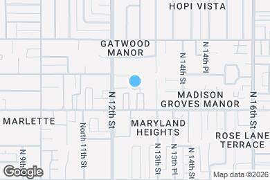 Map image of the property - 6526 N 12th Pl
