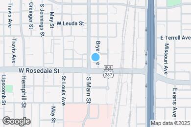 Map image of the property - 1016 Bryan Ave