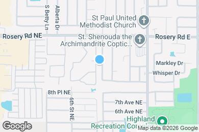 Map image of the property - 1129 San Marco Dr