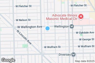 Map image of the property - 1130 W Oakdale Ave