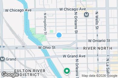 Map image of the property - 420 W Ontario St