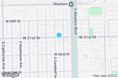 Map image of the property - 2445 W 51st St