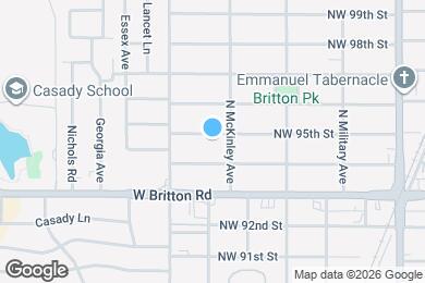 Map image of the property - 1412 NW 95th St