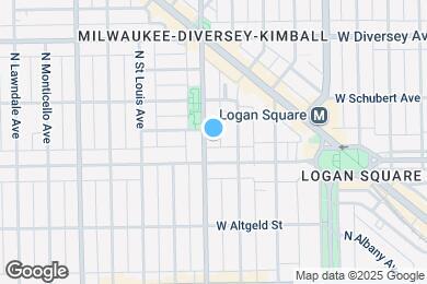 Map image of the property - 2619 N Kimball Ave