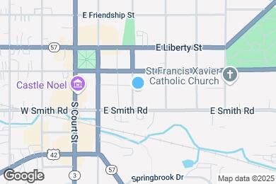 Map image of the property - 230 S Jefferson St