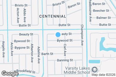 Map image of the property - 5006 Bywood St