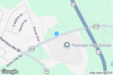 Map image of the property - 1374 Oak Ln