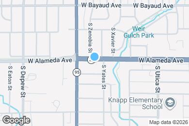 Map image of the property - Los Altos de Alameda