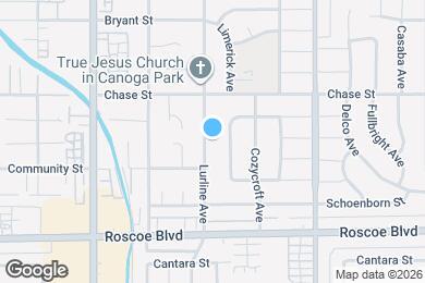 Map image of the property - 8428 Lurline Ave