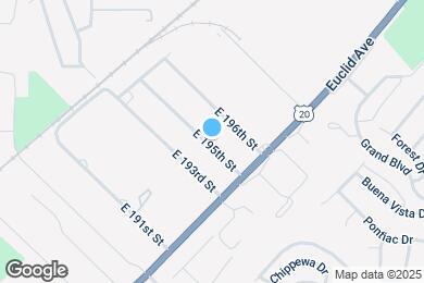 Map image of the property - 1551 E 195th St