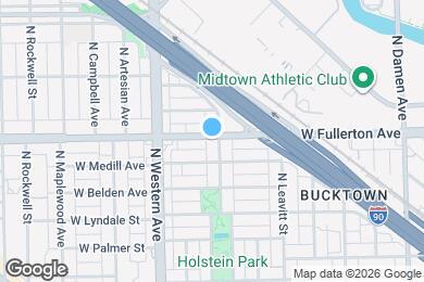 Map image of the property - 2305 W Fullerton Ave