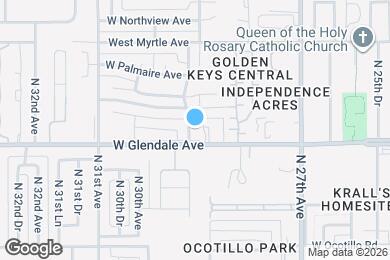 Map image of the property - 7009 N 29th Ave